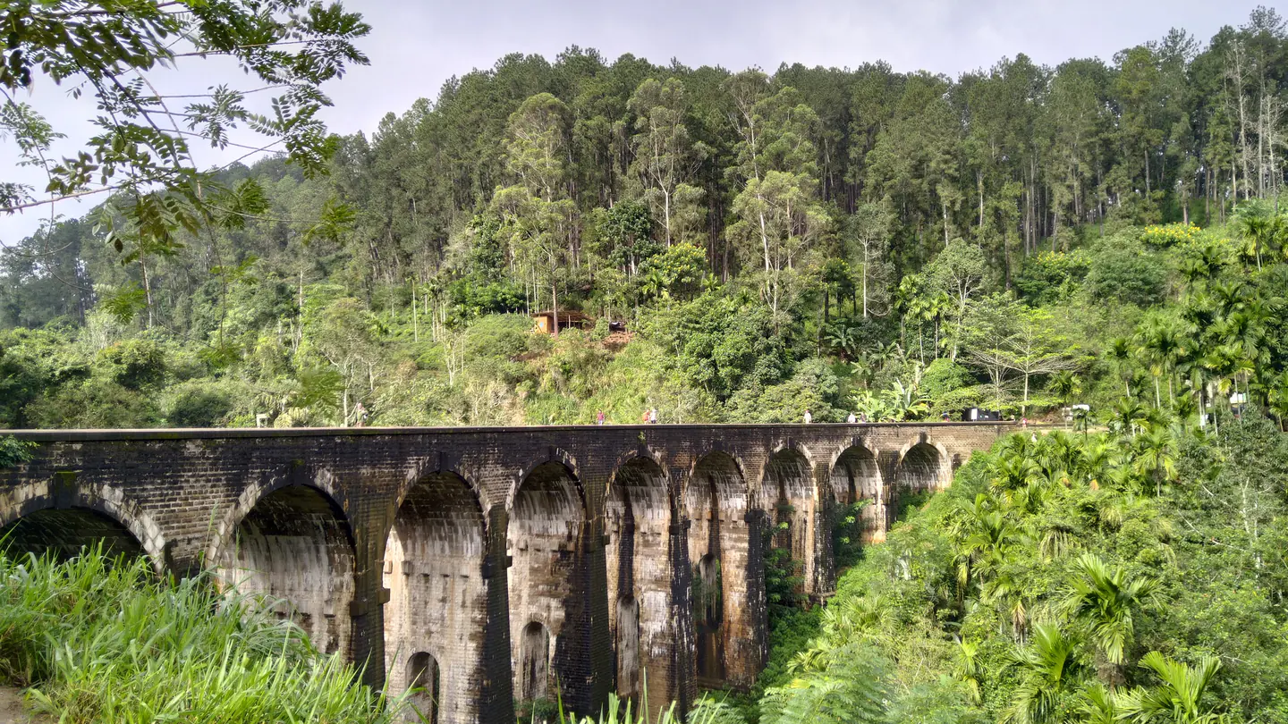 Nine Arch Bridge near Ella in Sri Lanka